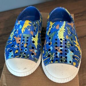 Native Toddler Jefferson Print Dinosaur Shoes